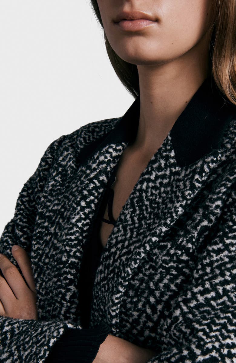 rag & bone Wooster Textured Coat, Alternate, color, 