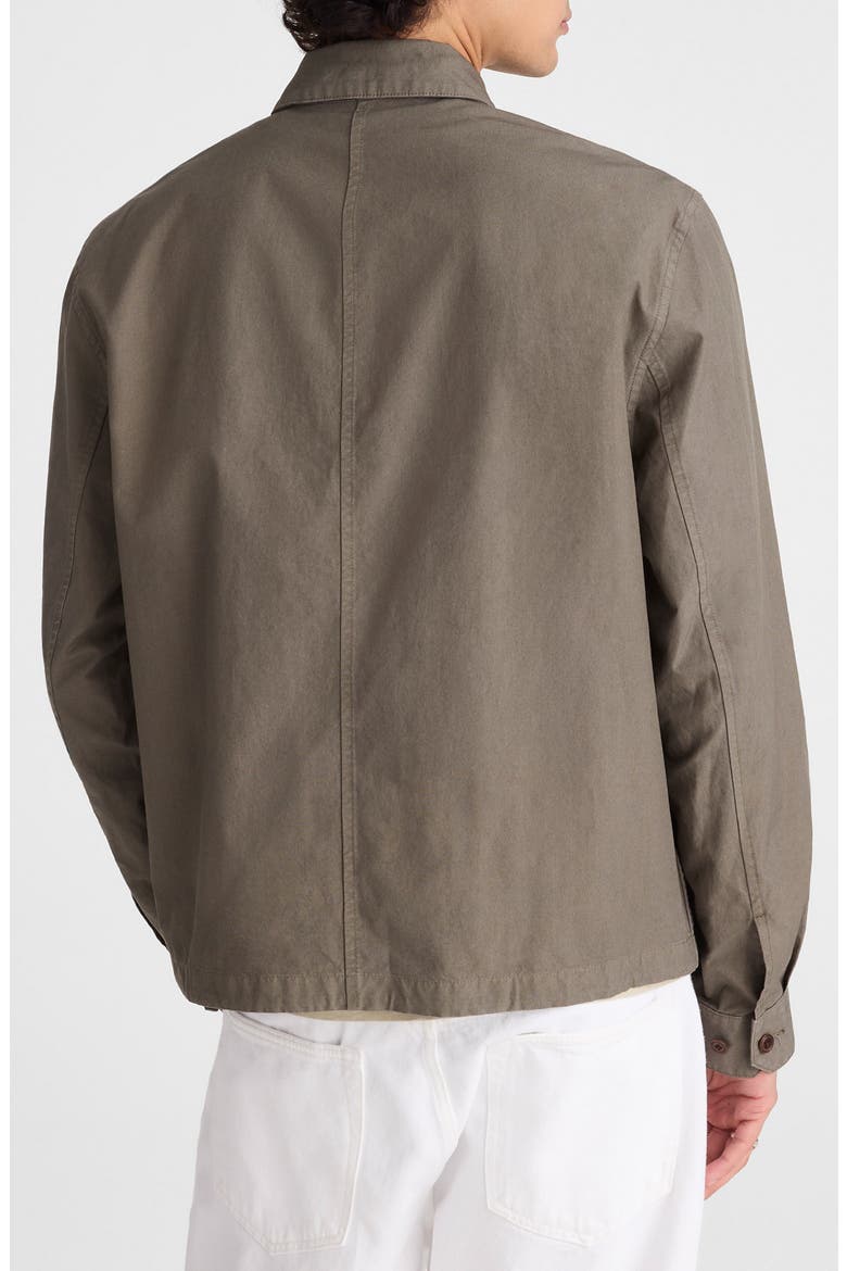 Full Zip Cotton Twill Jacket, Alternate, color, CAPERS