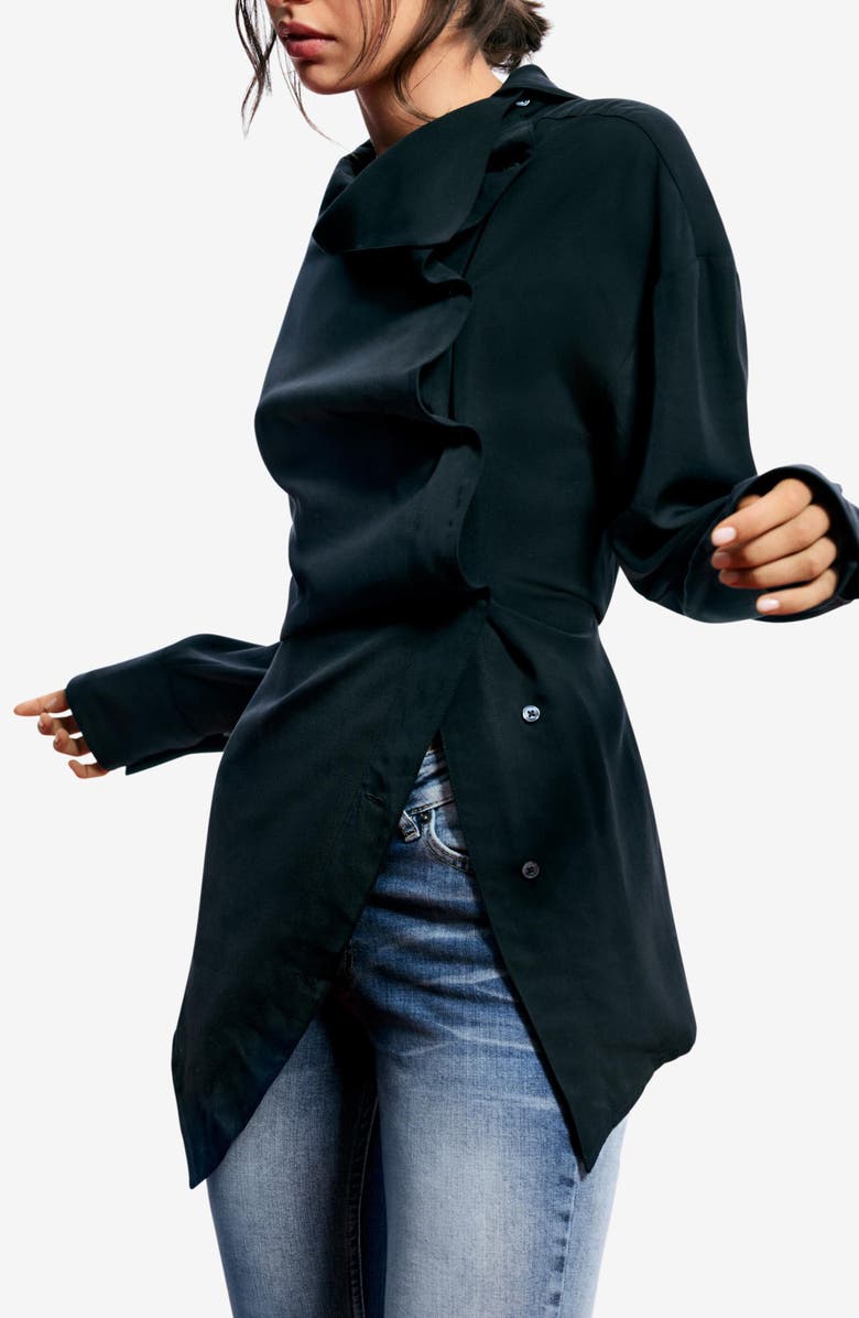 Desigual Egonlab Asymmetrical Top, Main, color, Black