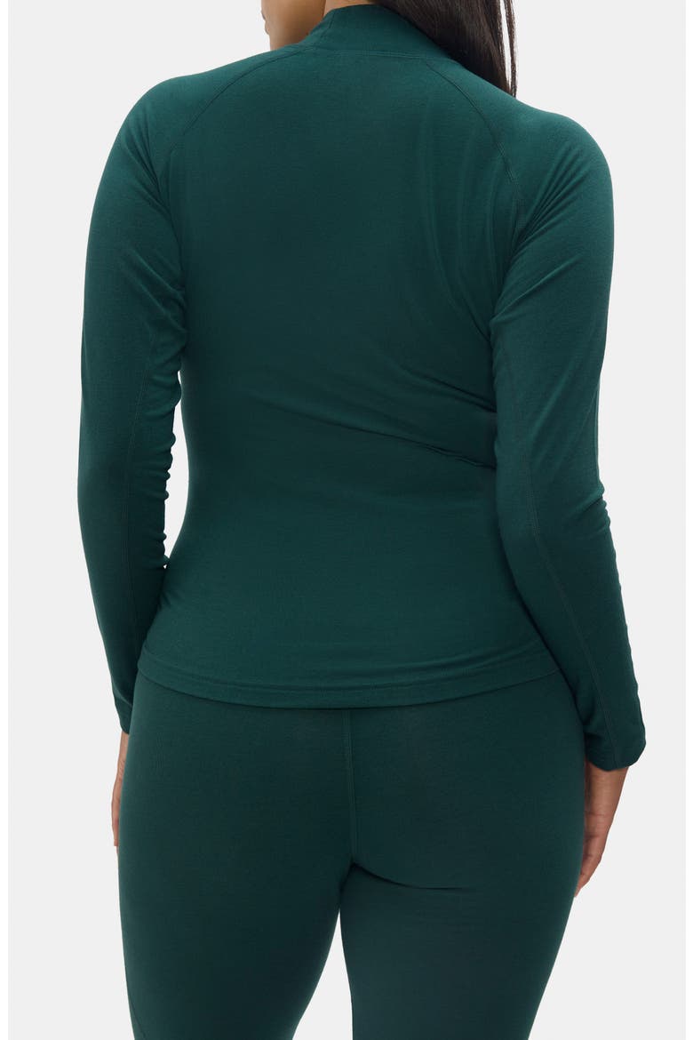 Clare Mock Neck Base Layer Top, Alternate, color, ALPINE