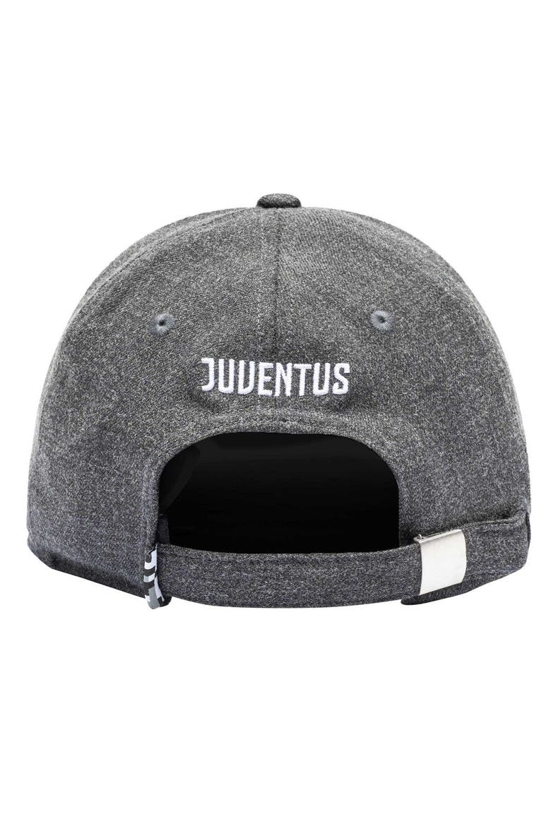 Men's Heather Black Juventus Berkeley Classic Adjustable Hat, Alternate, color, Heather Black