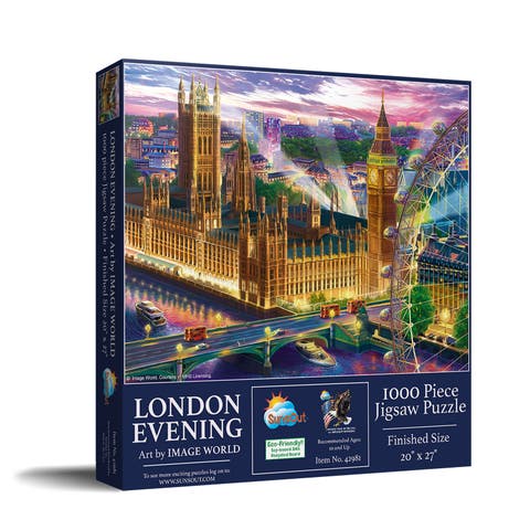 London Evening 1000 piece Jigsaw Puzzle for Adults