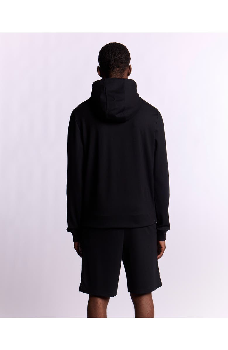 Lyle & Scott Fly Fleece Long Sleeve Hoodie, Alternate, color, Jet Black