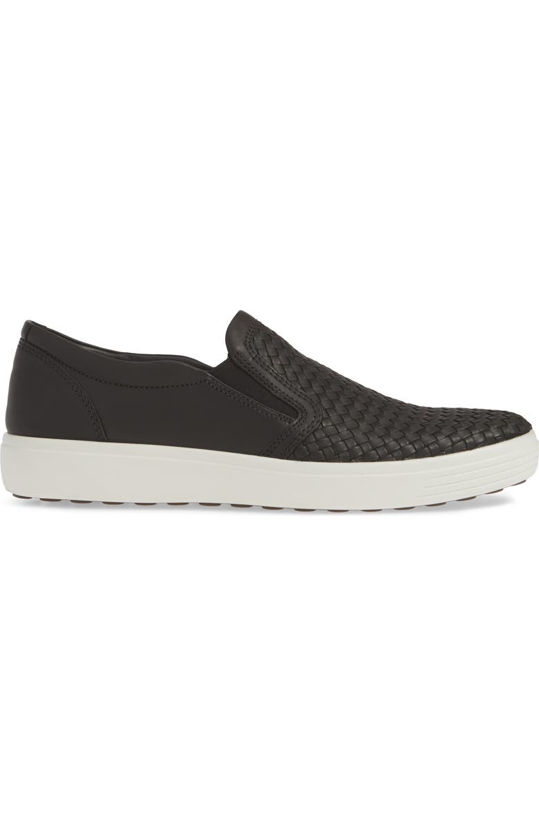 ECCO Soft 7 Plaited Slip-On Sneaker, Alternate, color,