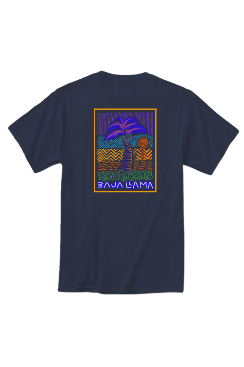 Baja Llama Palm Dark In Navy