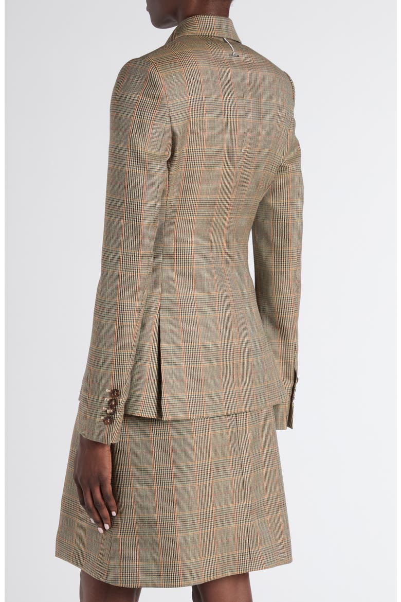 Country Glen Plaid Single Breasted Wool Blazer, Alternate, color, OFF WHITE MULTI