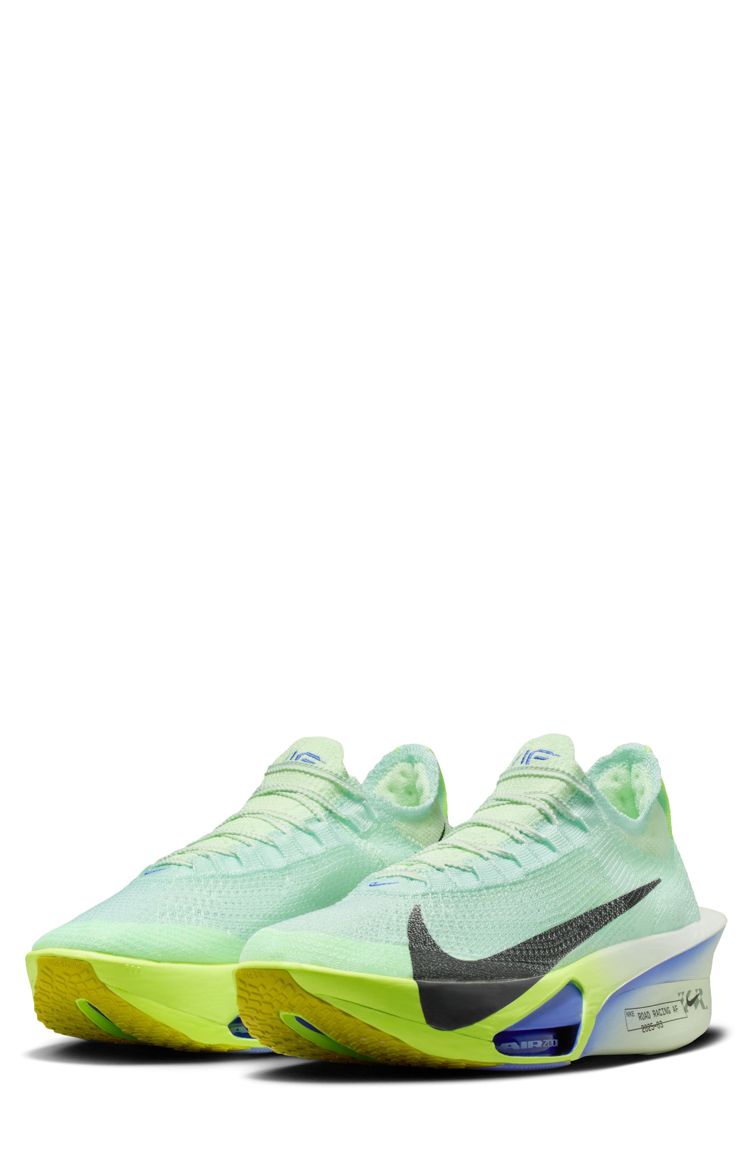 Nike Alphafly 3 Racing Shoe, Main, color, 300 Brlygr/Blkspc