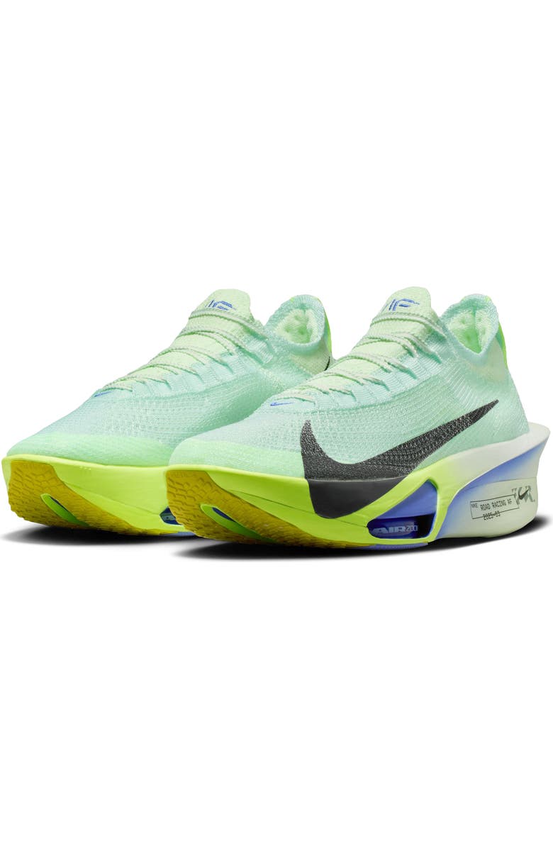 Nike Alphafly 3 Racing Shoe, Main, color, 300 Brlygr/Blkspc