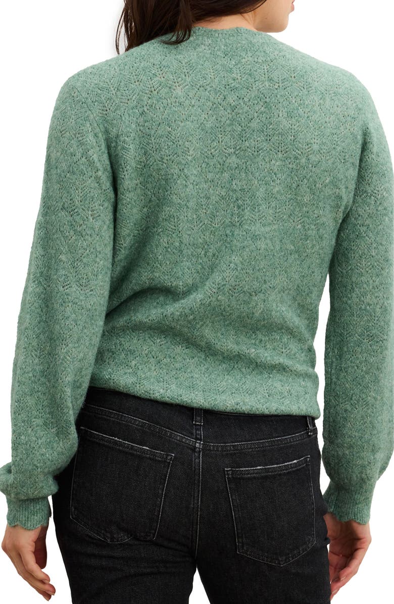 HATCH The Cozy Pointelle Snuggle Sweater, Alternate, color, Matcha