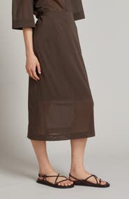 MM by Max Mara Terzo Jersey Midi Skirt