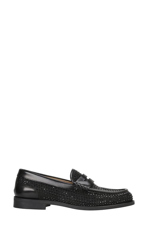 Hugo Boss Boss Lycia Studded Penny Loafer In Black