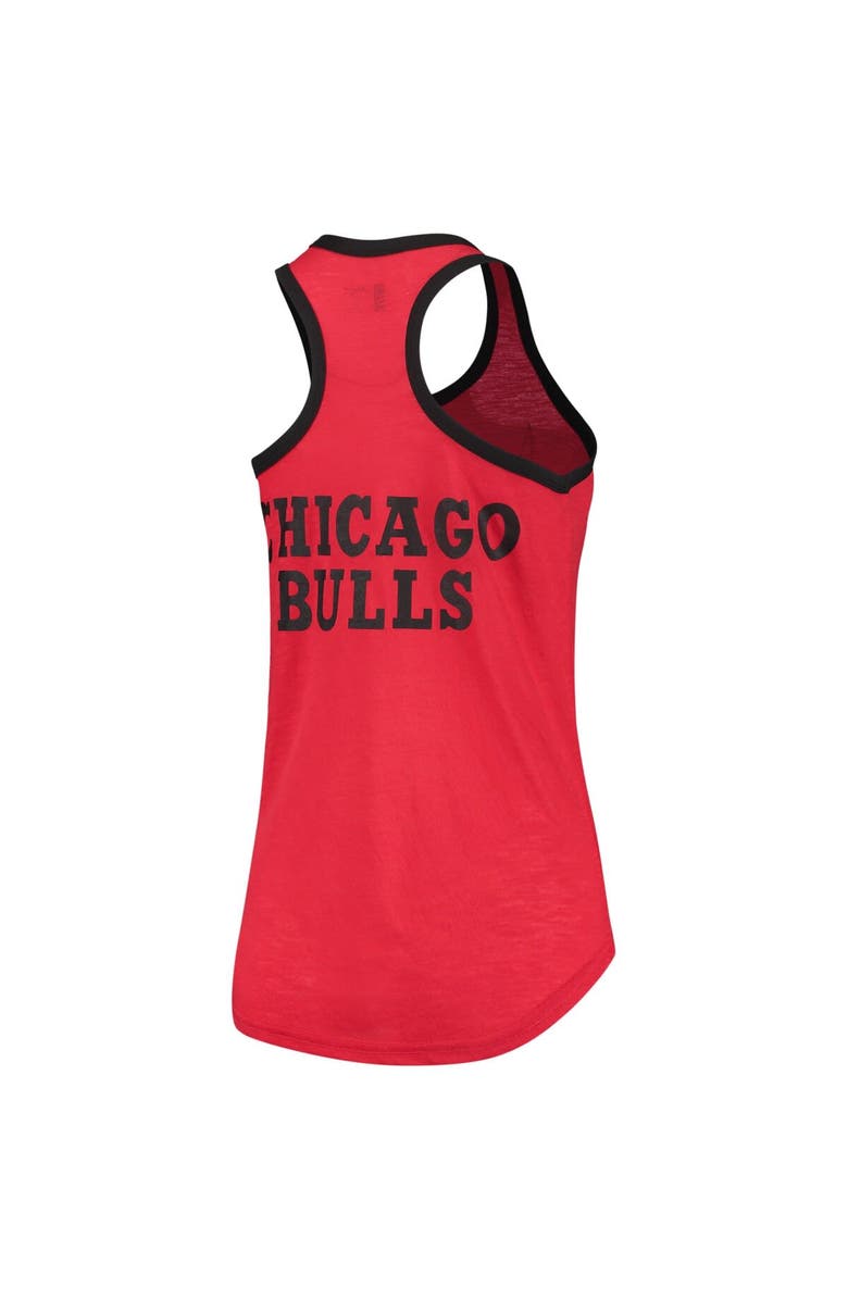 G-III 4HER BY CARL BANKS Women's G-III 4Her by Carl Banks Red Chicago Bulls Showdown Burnout Tank Top, Alternate, color, 