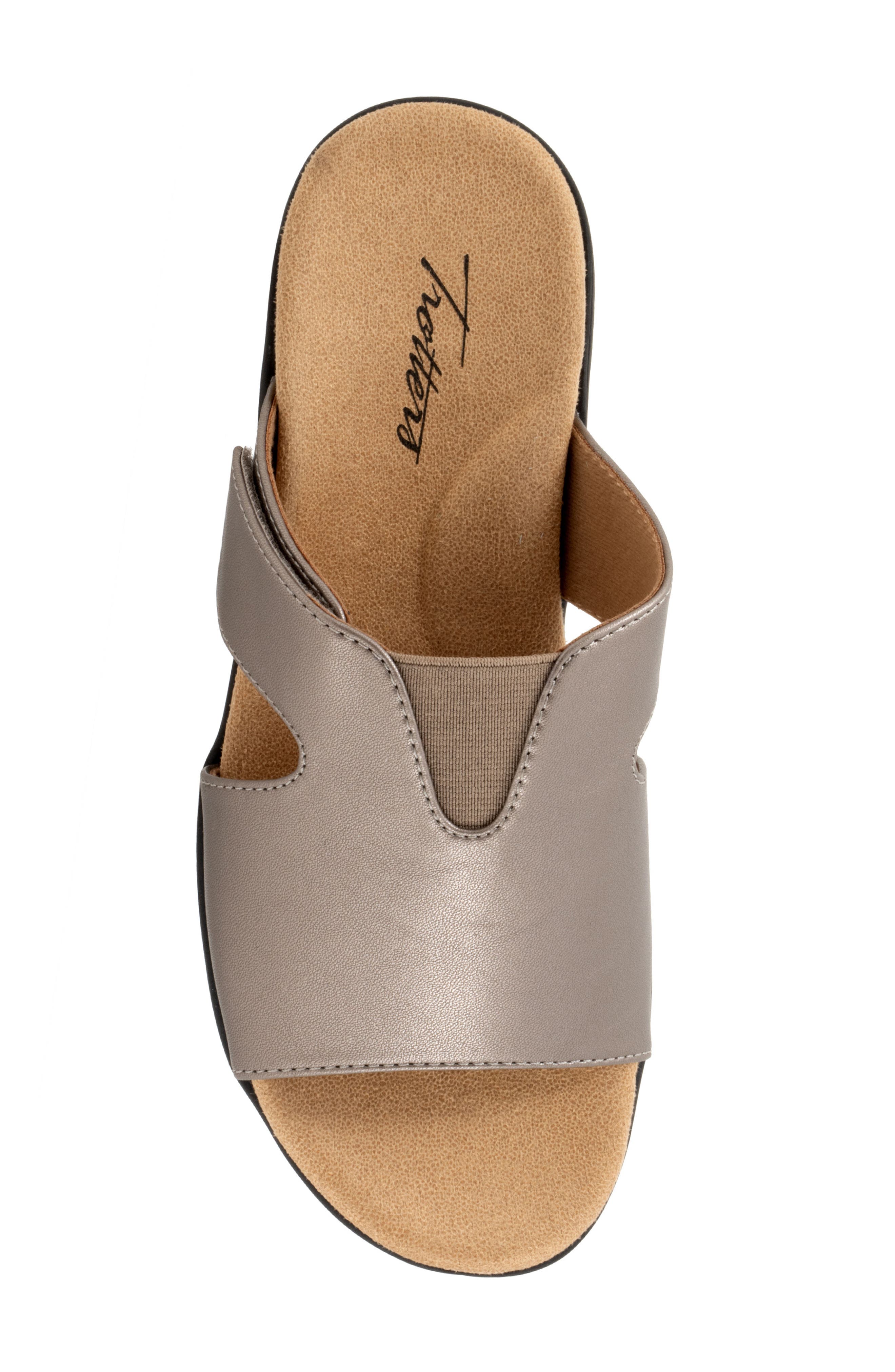 Roxine Slide Sandal, Alternate, color, PEWTER