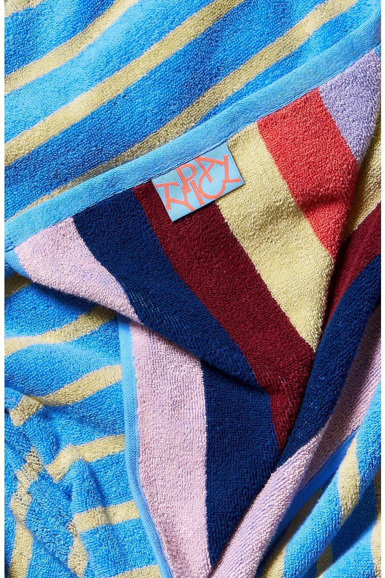 Stripe Bath Towel, Alternate, color, BLUE MULTI STRIPE