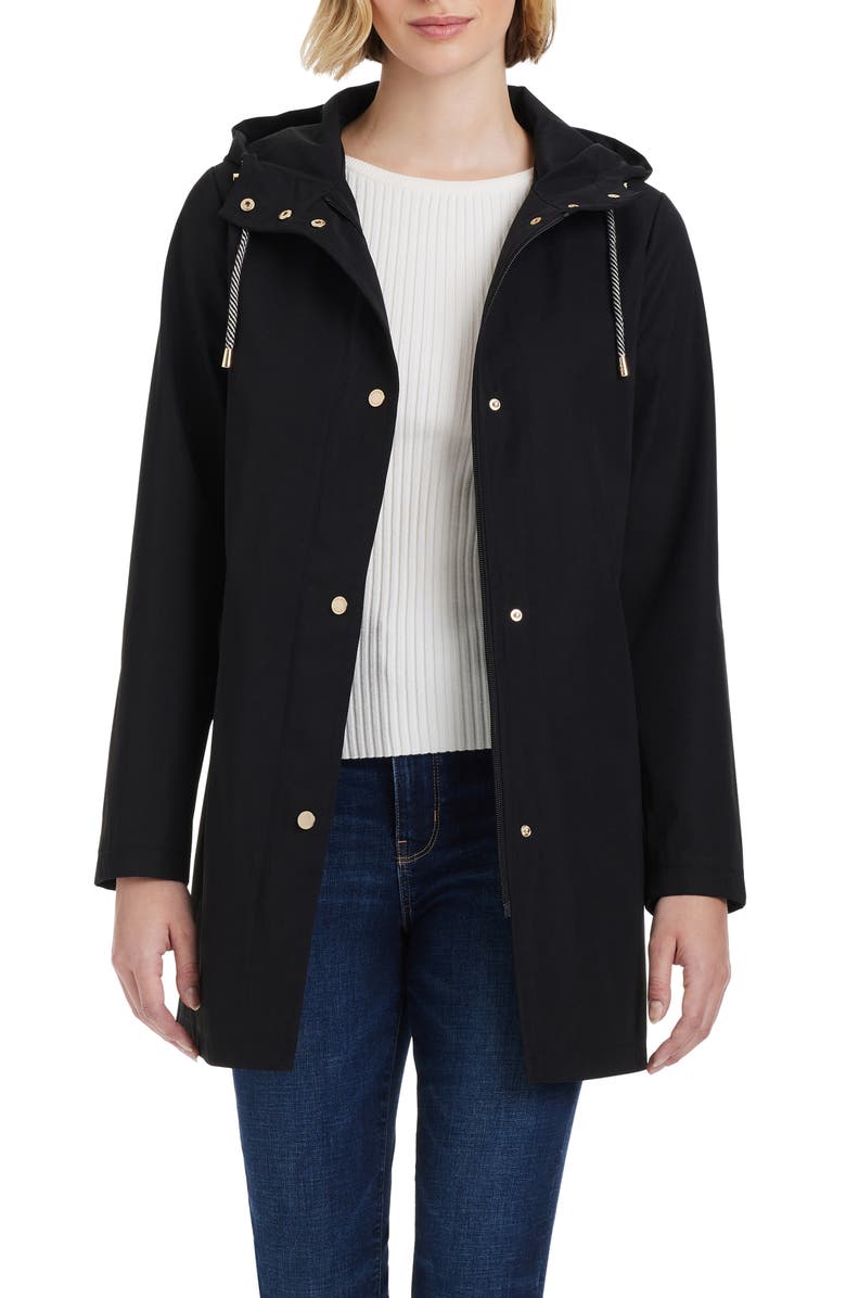 Kate Spade New York hooded rain jacket, Alternate, color,