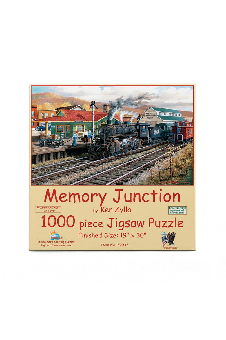 Memory Junction 1000 piece Jigsaw Puzzle for Adults, Alternate, color, Multicolor
