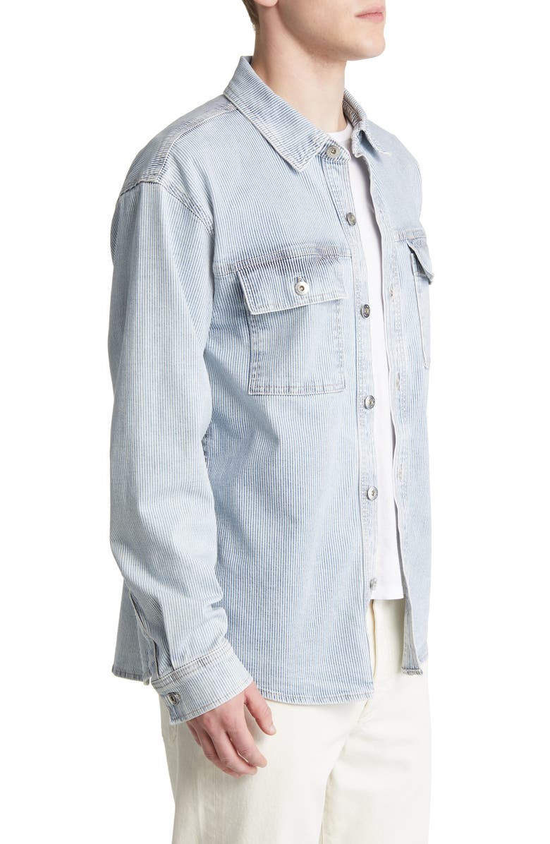 AG Elias Railroad Stripe Shirt Jacket, Alternate, color,