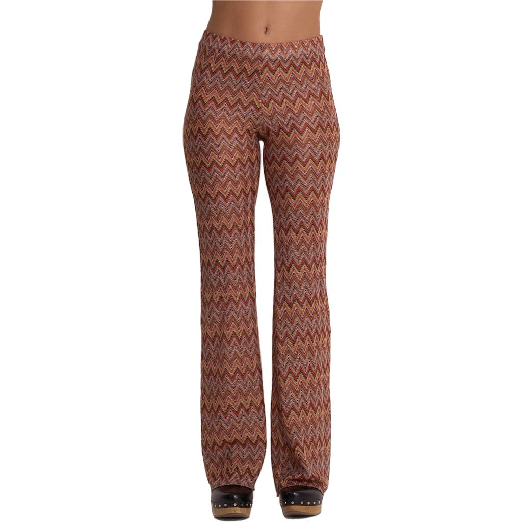 Gottex Beach Life Desert Mirage High Waist Wide Leg Beach Pants In Brown