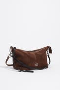 BIMBA Y LOLA Medium Suede Madrid Crossbody Bag