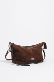 BIMBA Y LOLA Medium Suede Madrid Crossbody Bag