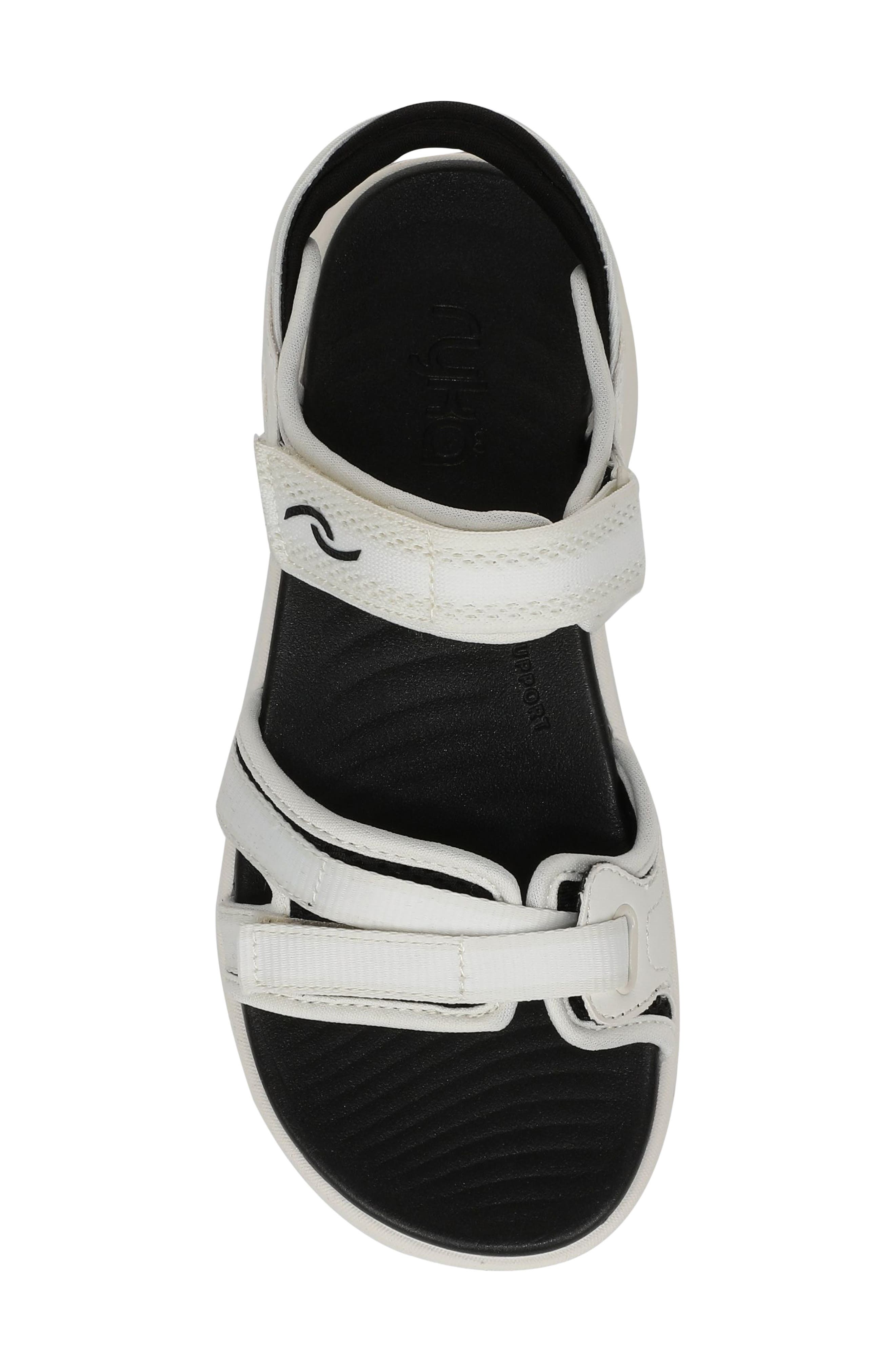 Rykä Devomax Sandal, Alternate, color, Egret Black