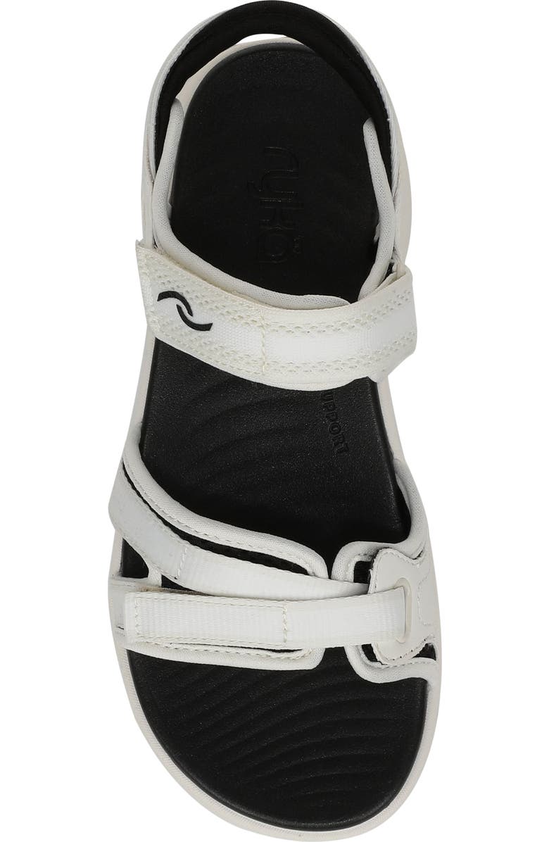 Rykä Devomax Sandal, Alternate, color, Egret Black