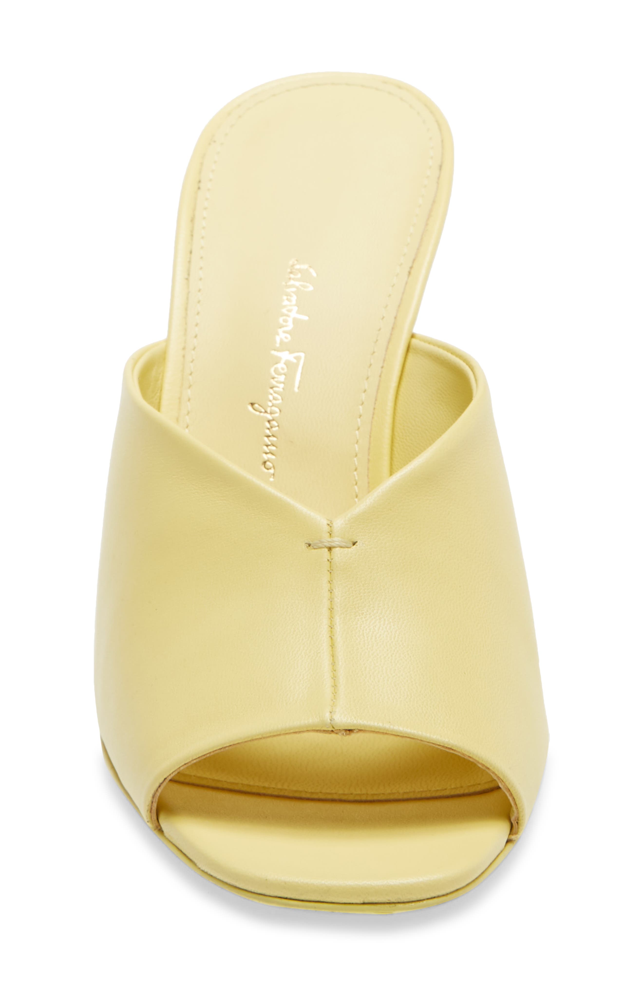 FERRAGAMO Salvatore Ferragamo Sansu F-Heel Slide Sandal, Alternate, color, 