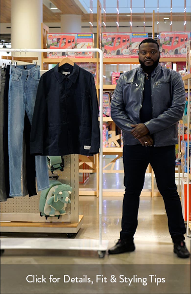 Relaxed Fit Organic Cotton Poplin Jacket, sales video thumbnail