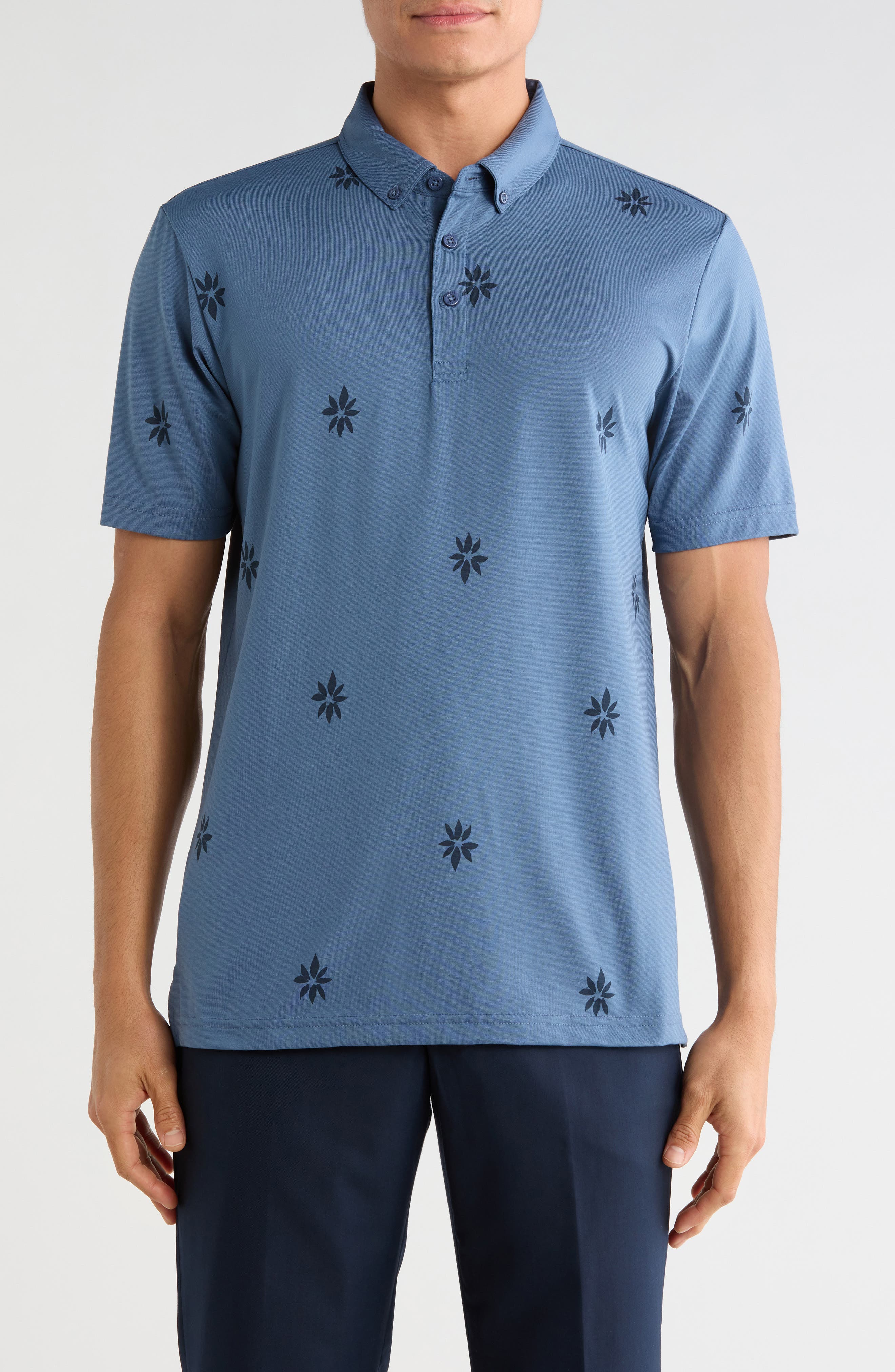 Rome Around Floral Polo