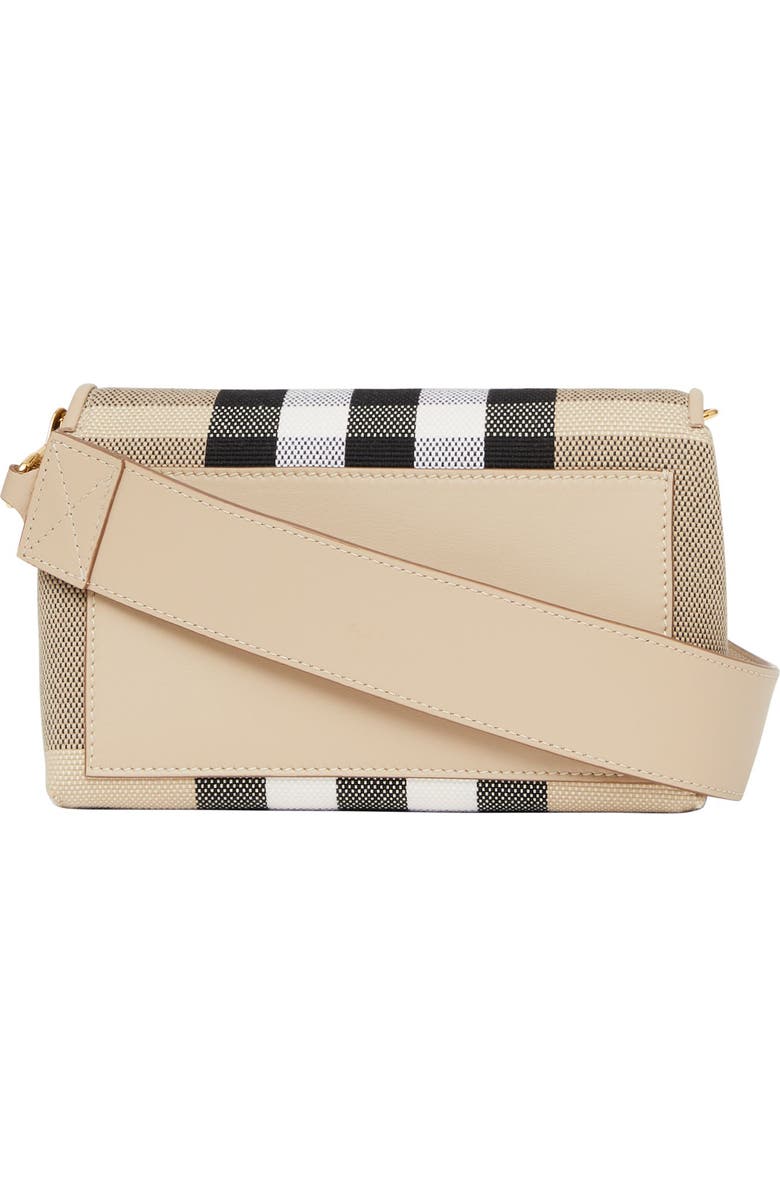 Burberry Hackberry Check Jacquard Canvas Crossbody Bag, Alternate, color,