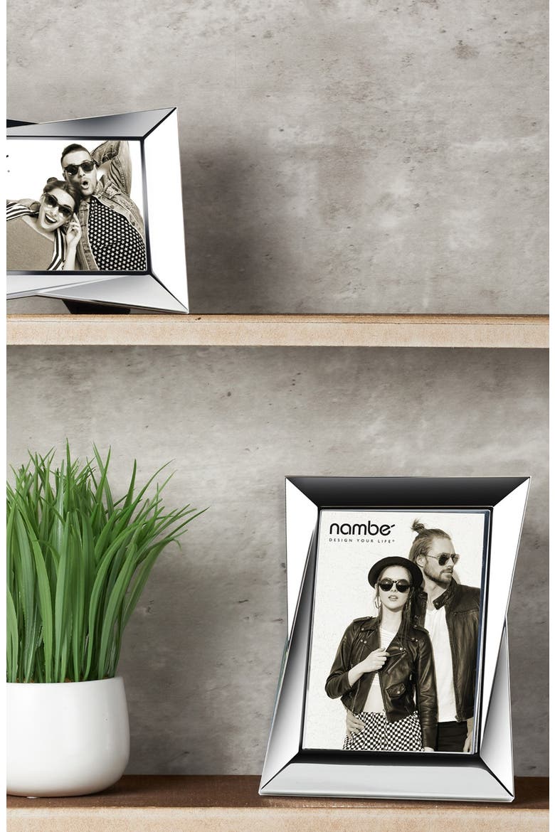 Bevel Picture Frame, Alternate, color, SILVER
