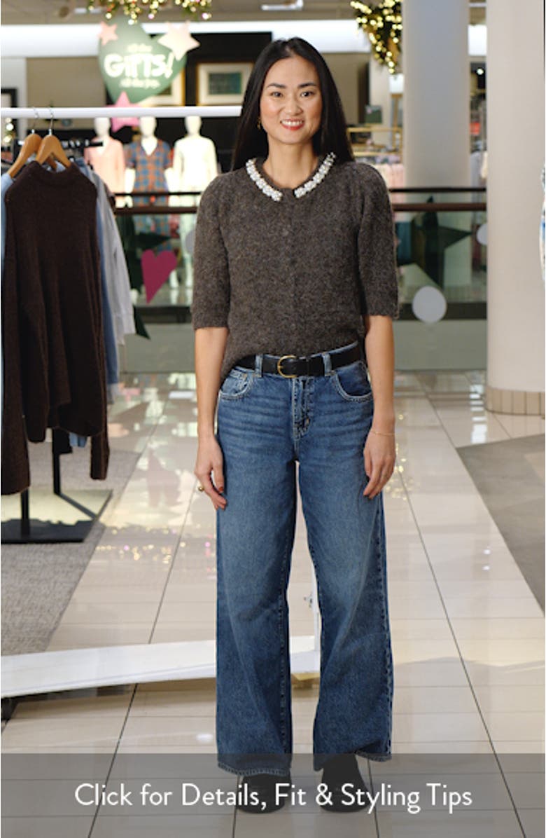 Ocean Pearly Short Sleeve Cardigan, sales video thumbnail