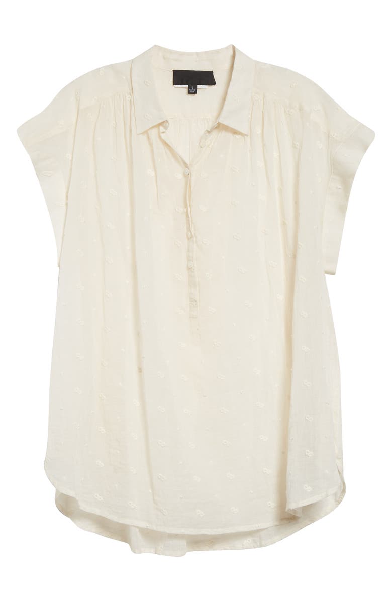 Nili Lotan Normandy Embroidered Shirt, Alternate, color, 