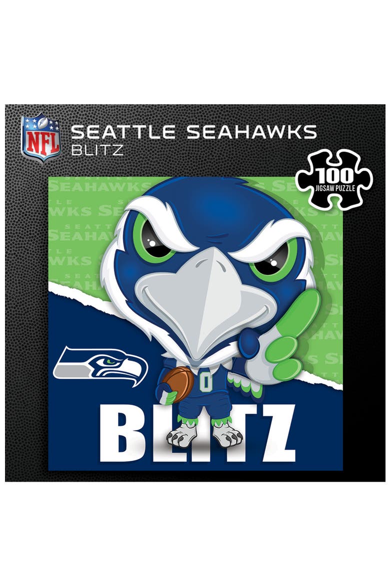 Seattle Seahawks Mascot 100 Piece Puzzle, Alternate, color, Multicolor