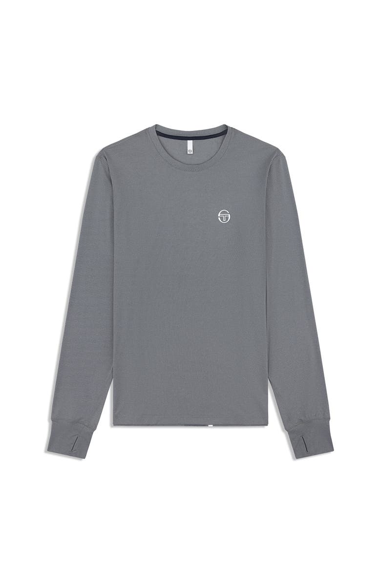 Sergio Tacchini Attivo Damarindo Long Sleeve Tee, Alternate, color, Quiet Gray