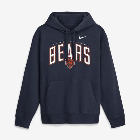 Men's Nike Navy Chicago Bears Expect Victory Club Fleece Pullover Hoodie