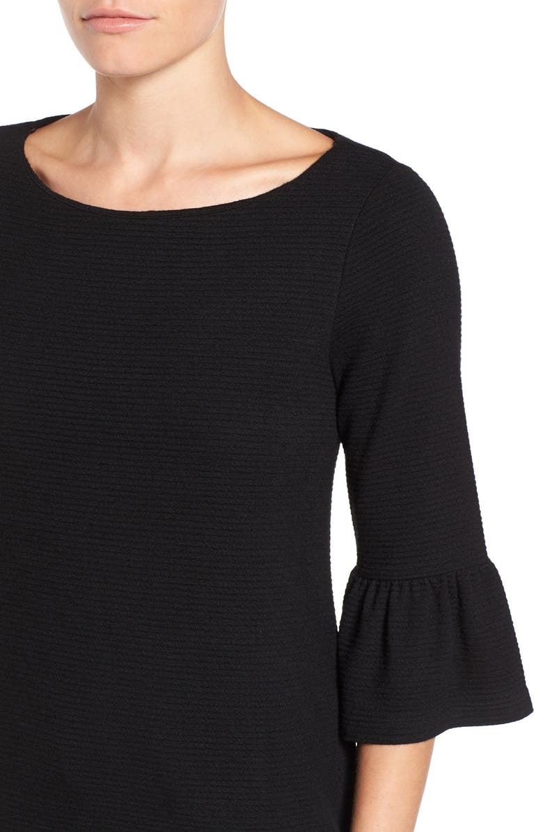 Pleione Stripe Knit Bell Sleeve Top, Alternate, color,