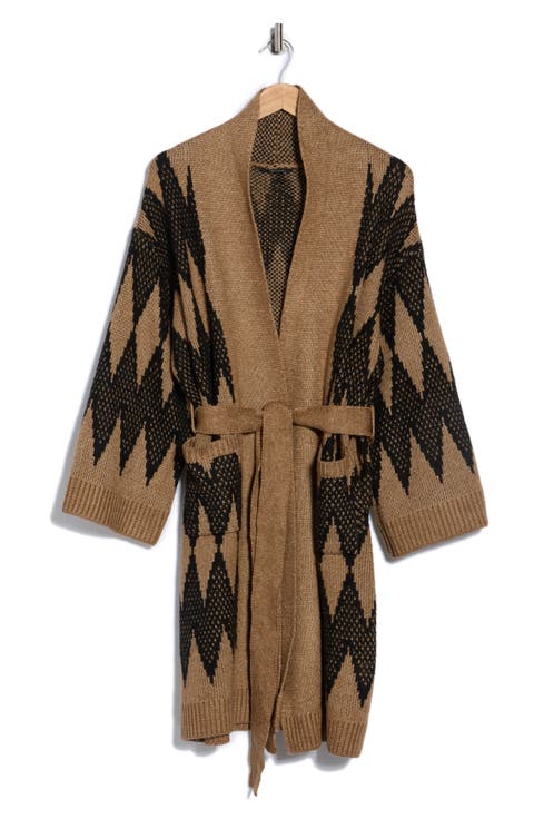 Print Longline Duster (Plus)