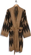 T Tahari Print Longline Duster
