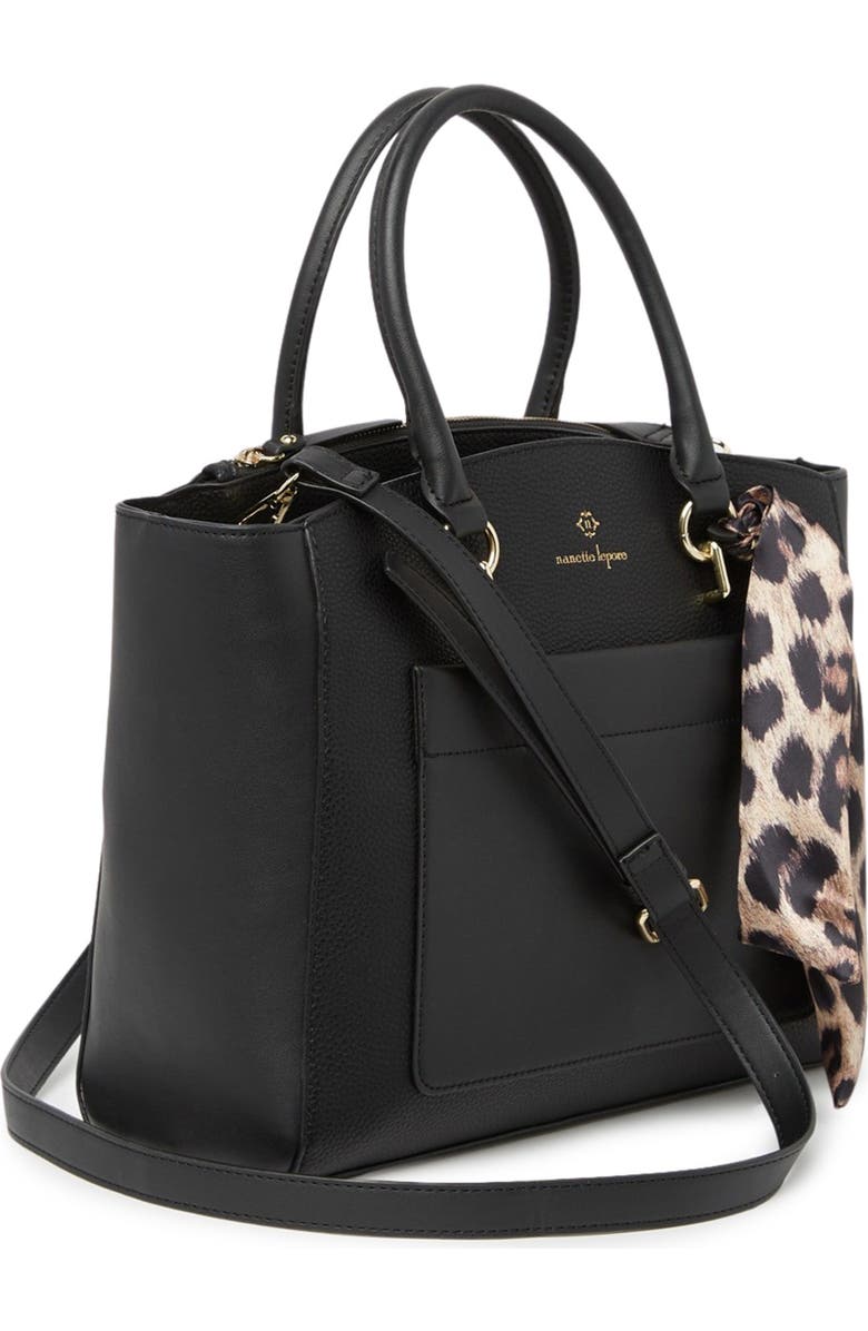 Nanette Lepore Darryl Scarf Satchel, Alternate, color,