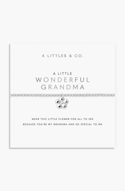 A Little 'Wonderful Grandma' Bracelet