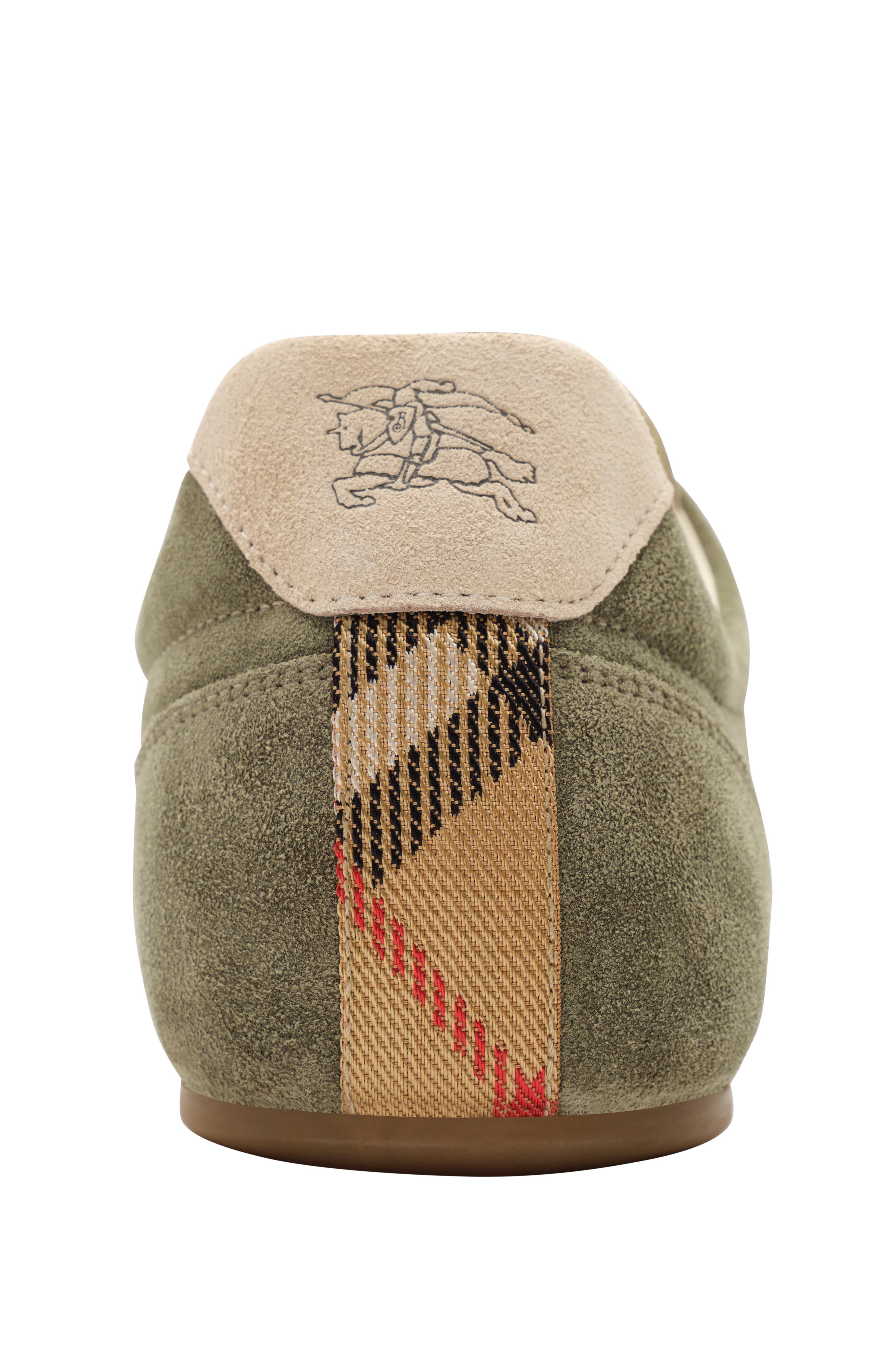 Suede Knight Runner Sneakers, Alternate, color, Airforce green/tawny beige