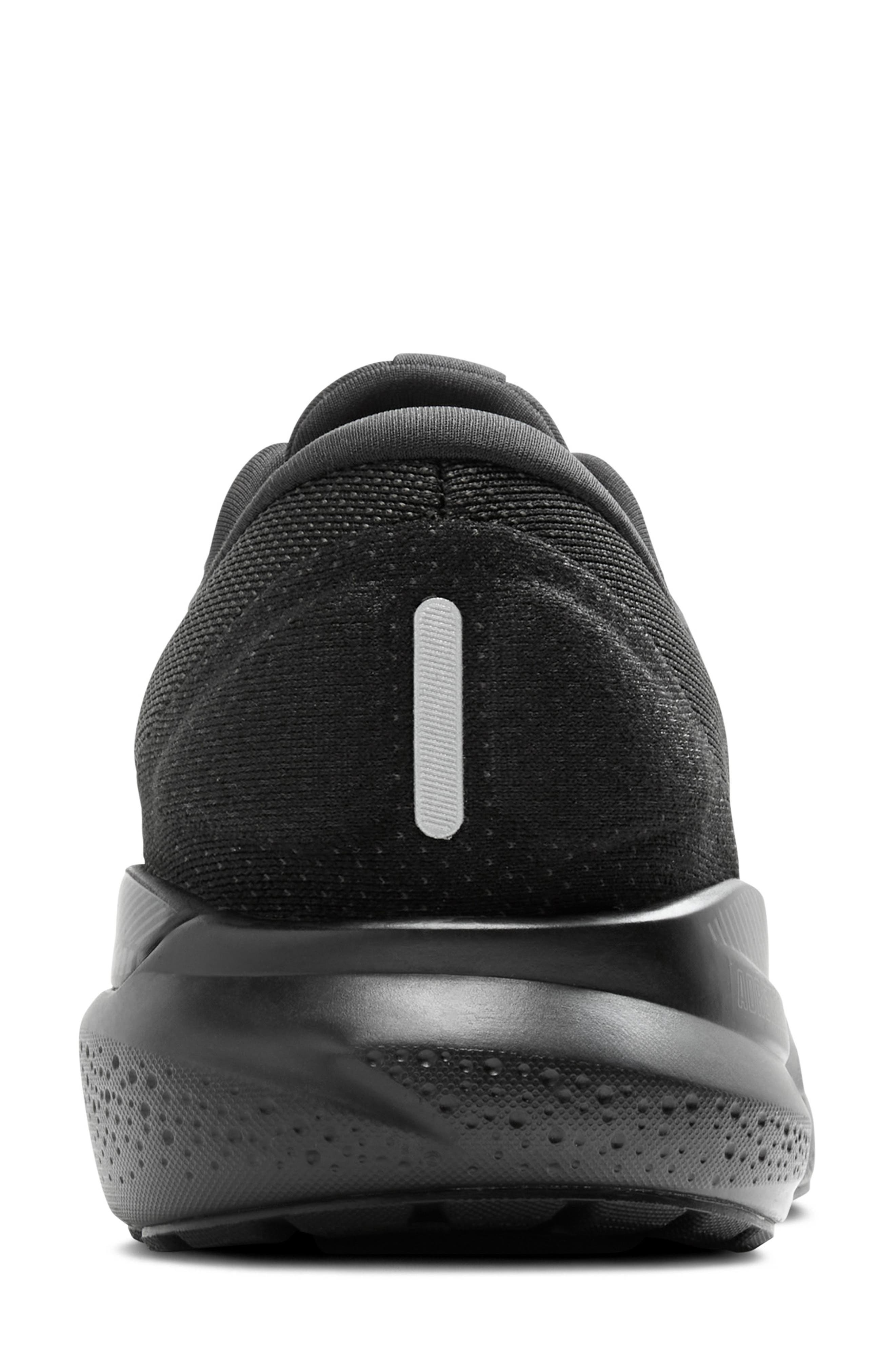 Brooks Adrenaline GTS 24 Waterproof Running Shoe, Alternate, color, Black/ Black/ Ebony