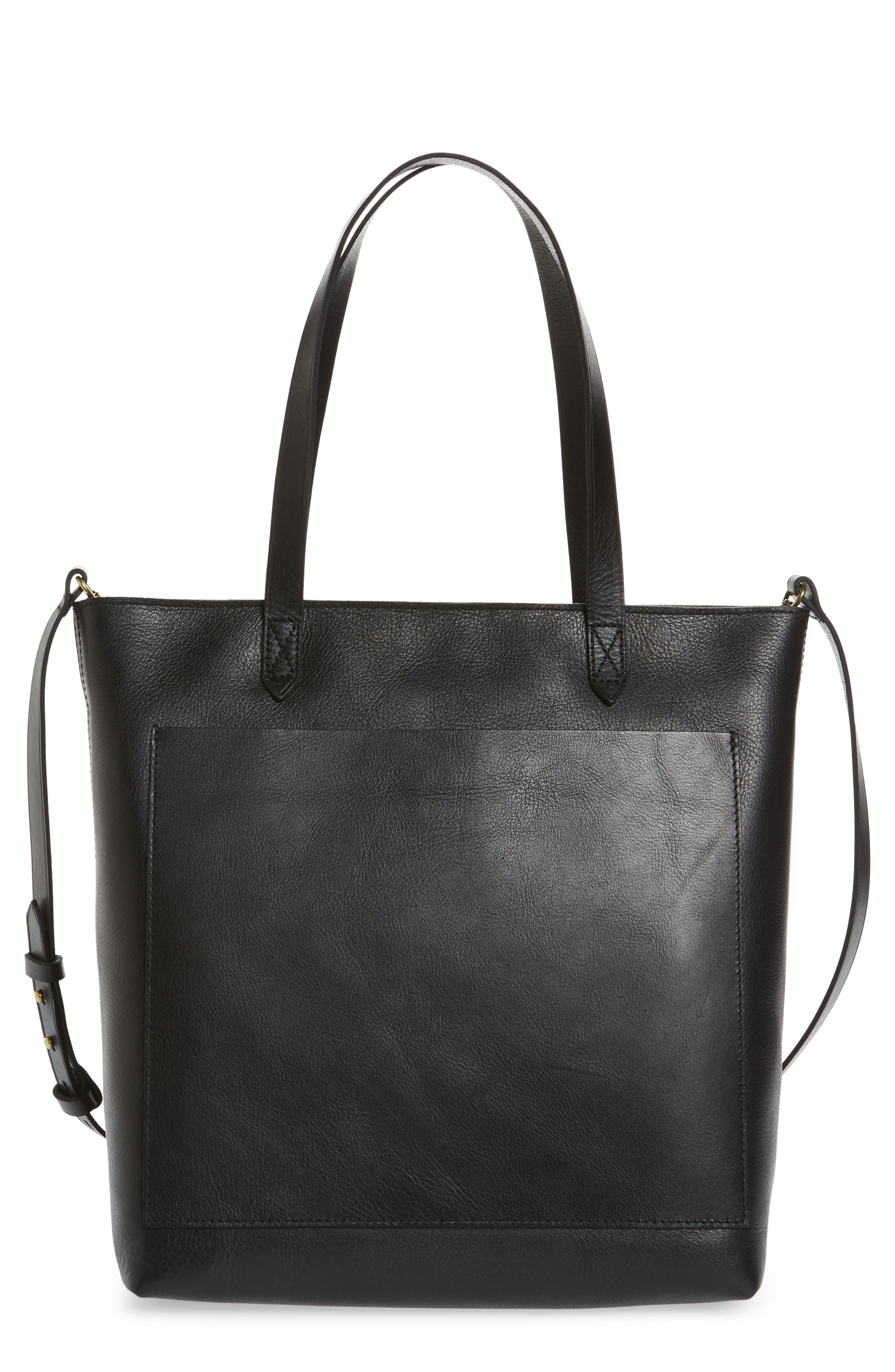 Madewell The Zip-Top Medium Transport Leather Tote