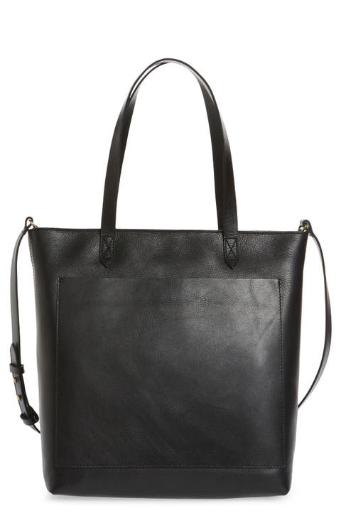 The Zip-Top Medium Transport Leather Tote