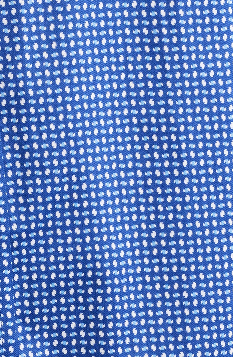 Johnston & Murphy Swirl Print Short Sleeve Button-Down Shirt, Alternate, color, 