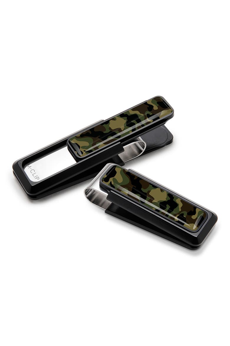 Money Clip, Main, color, BLACK/ CAMO