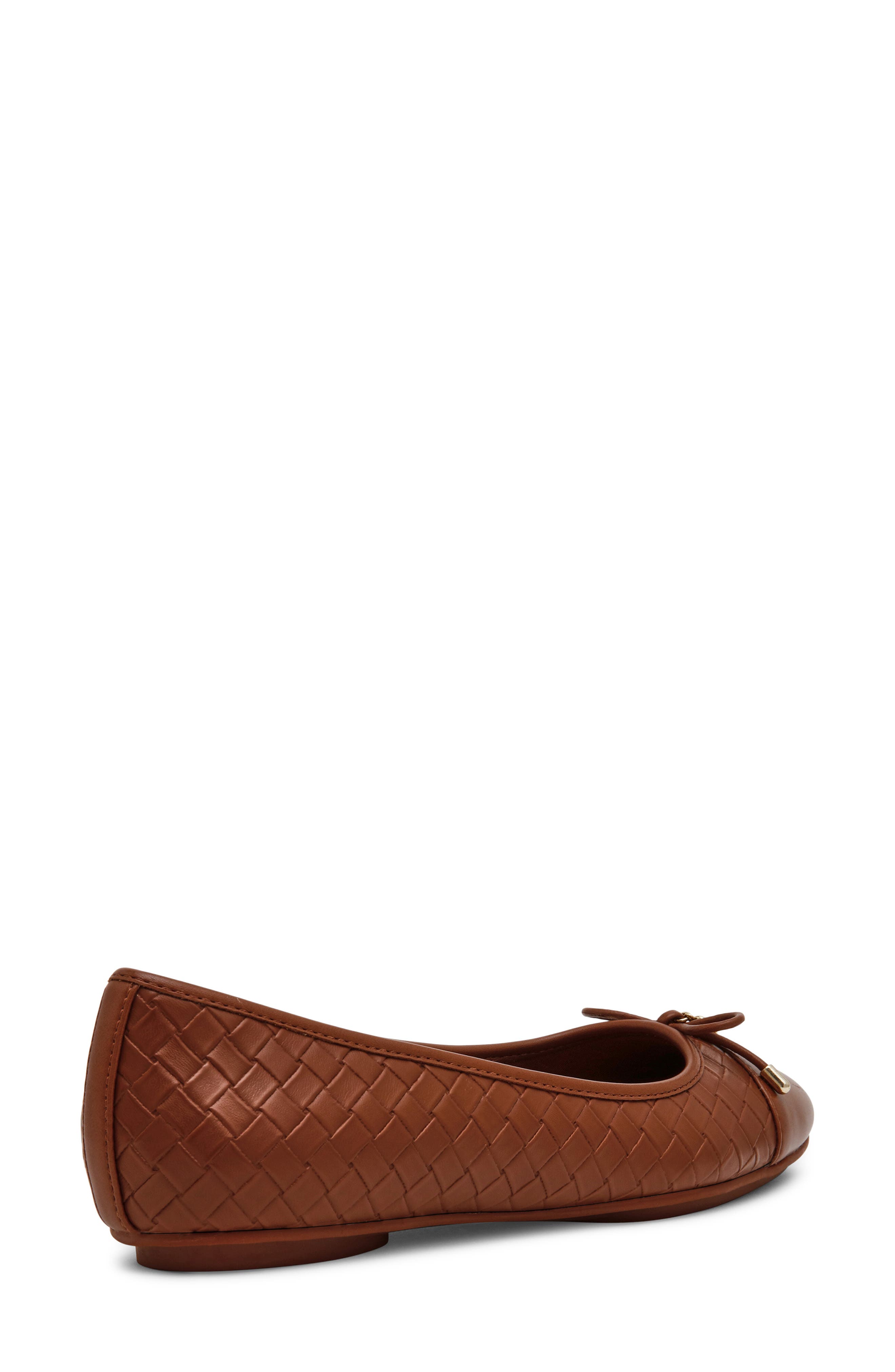 Luci Cap Toe Ballet Flat, Alternate, color, COGNAC