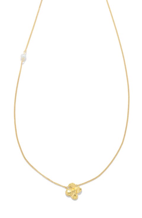 Flower Pendant Necklace