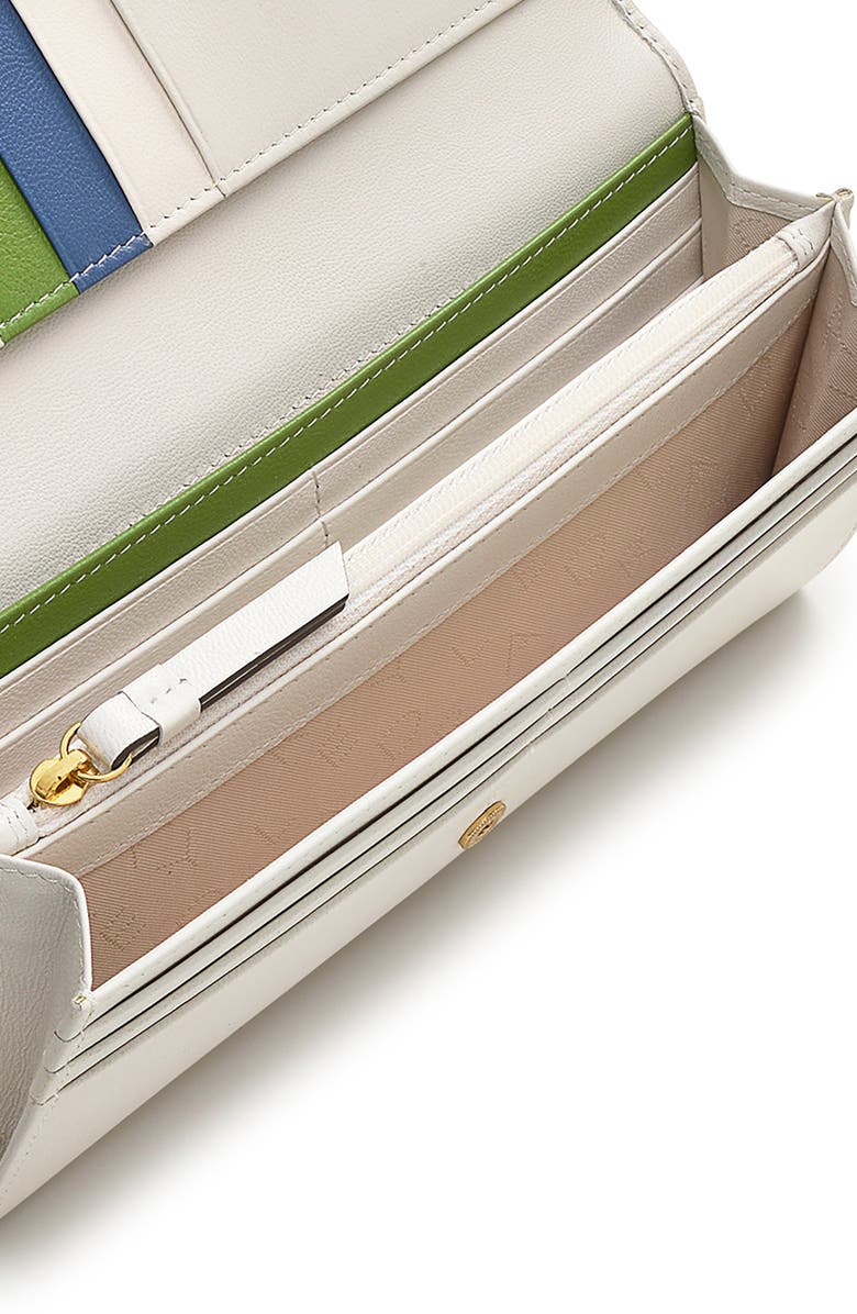 Radley Seas the Day Leather Continental Wallet, Alternate, color, Chalk